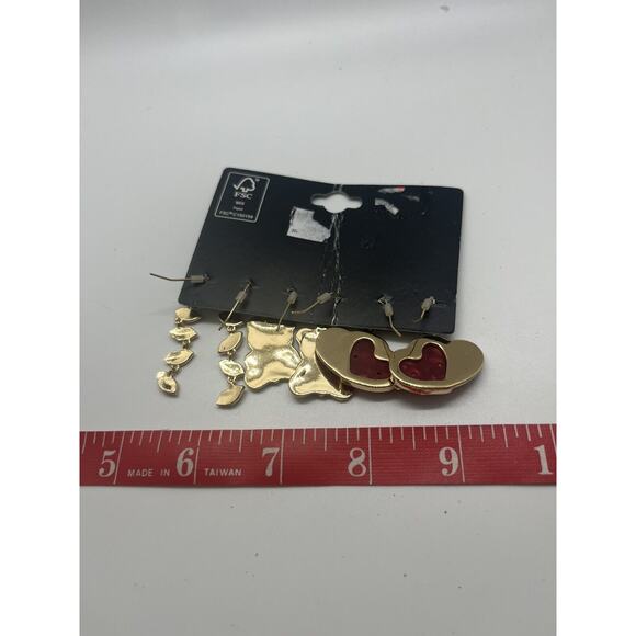 NEW Love Valentine Heart Teddy Bear Kiss Earring Set by Torrid - Picture 7 of 7